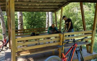Take a rest after ebikes in Obzor